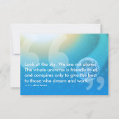 Erfolgsquote von APJ Abdul Kalam Einladung (Vorderseite)