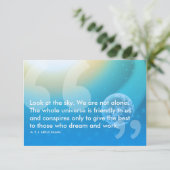 Erfolgsquote von APJ Abdul Kalam Einladung (Stehend Vorderseite)