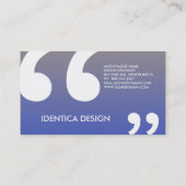 Erfolgsquote von Roy l Smith Visitenkarte (Rückseite)