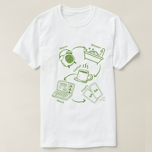 Erfolgsroutine T-Shirt (Design vorne)