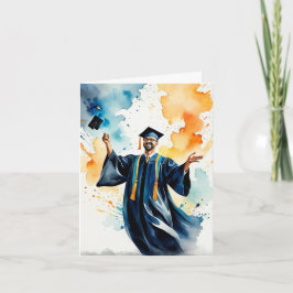 Erfolgsspass - Überschwang eines Absolventen Karte