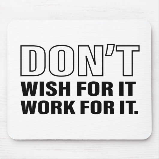 Erfolgstipps Zitat Kunst Cooler Text Grafik Mousepad (Vorne)