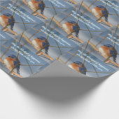 Erfolgsvogel, inspirierend geschenkpapier (Ecke)