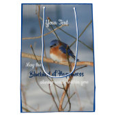 Erfolgsvogel, inspirierend mittlere geschenktüte (Rückseite)