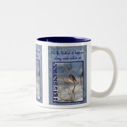 Erfolgsvogel, inspirierend zweifarbige tasse (Rechts)