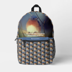 Erfolgsvogel inspirierender Personalisierter Bedruckter Rucksack