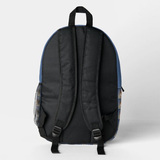 Erfolgsvogel inspirierender Personalisierter Bedruckter Rucksack (Rückseite)