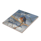 Erfolgsvogel inspirierender Personalisierter Fliese (Seite)