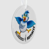 Erfolgsvogel - Siehe Zurück-Ornament Ornament (Vorderseite)