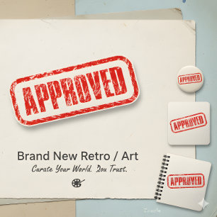 Erfolgszertifiziert - Offiziell genehmigte Briefma Aufkleber