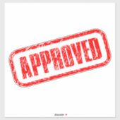 Erfolgszertifiziert - Offiziell genehmigte Briefma Aufkleber (Blatt)