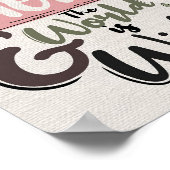 Erfolgsziffer der Welt ist breit Poster (Ecke)