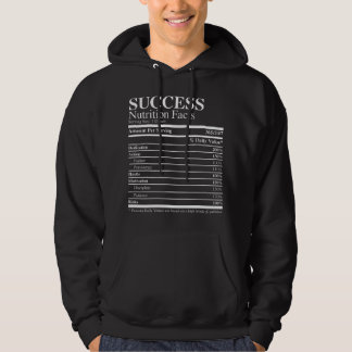 Erfolgszutaten Ernährungsfakten Motivierend Hoodie