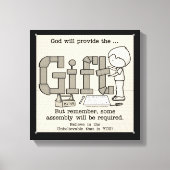 Erforderliche Assembly Leinwanddruck (Vorderseite)