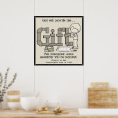 Erforderliche Assembly Poster (Küche)