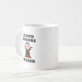 Erforderliche Blutspender Kaffeetasse (Vorderseite Links)