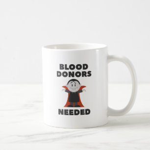 Erforderliche Blutspender Kaffeetasse