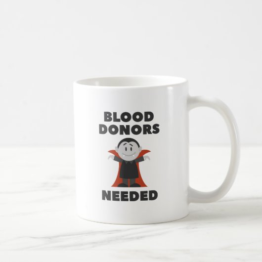 Erforderliche Blutspender Kaffeetasse (Rechts)