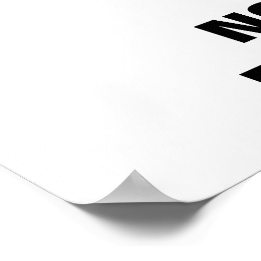 ERFORDERLICHE GESCHWINDIGKEIT POSTER (Ecke)