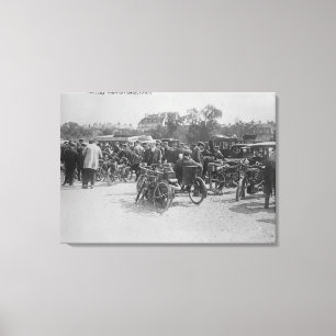 Erforderliche Krafträder, Paris-Foto Leinwanddruck