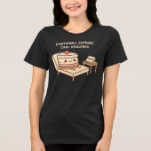 Erforderlicher Support-Cake Tri-Blend Shirt (Vorderseite)