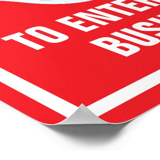 Erforderliches Papier für die 11 Zoll x 14 Zoll gr Poster (Ecke)