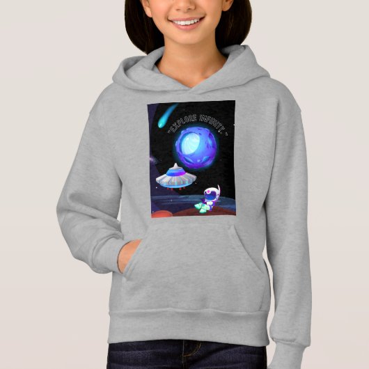 Erforsche die Unendlichkeit Hoodie (Vorderseite)