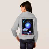 Erforsche die Unendlichkeit Hoodie (Schwarz voll)