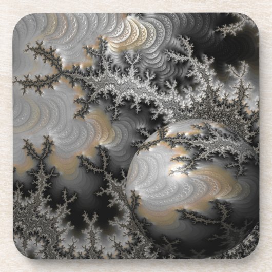 Erforschen der Mandelbrot Realm-Untersetzer Getränkeuntersetzer (Vorderseite)