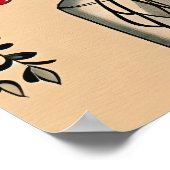 Erforschen der Sprache der japanischen Blume-Maler Poster (Ecke)