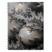 Erforschen des Mandelbrot Realm Spiral Notebook Notizblock (Vorderseite)