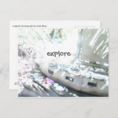 erforschen postkarte (Vorne/Hinten)