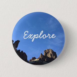 Erforschen Sie Abzeichen Button