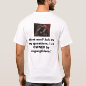 Erforschen Sie, bevor Sie ein exotisches Haustier T-Shirt (Rückseite)
