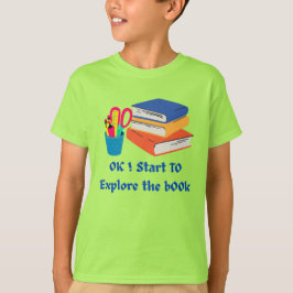 Erforschen Sie das Buch - Zurück zum Schullesen T-Shirt