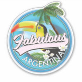 erforschen Sie das fabelhafte Argentinienlogo Aufkleber (Vorderseite)