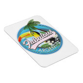 erforschen Sie das fabelhafte Argentinienlogo Magnet (Rechte Seite)