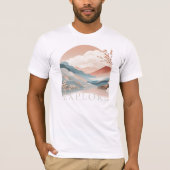 Erforschen Sie das Reiseerlebnis Landscape Grafik T-Shirt (Vorderseite)