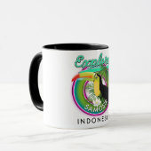 Erforschen Sie das Reiselogo von Samosir indonesie Tasse (Vorderseite Links)