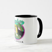 Erforschen Sie das Reiselogo von Samosir indonesie Tasse (VorderseiteRechts)