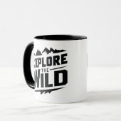 Erforschen Sie die Wildnis Tasse (Vorderseite Links)