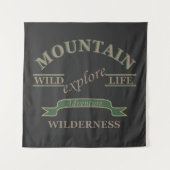 Erforschen Sie die Wildnis Wandteppich (Vorderseite)