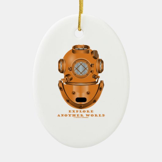 Erforschen Sie eine andere Welt Keramikornament (Vorne)