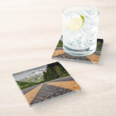 Erforschen Sie Glasuntersetzer (Schrägansicht)