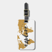 Erforschen Sie GoldGepäckanhänger Gepäckanhänger (Vorderseite vertikal)