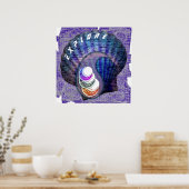 Erforschen Sie mysteriöse Seepapierdrucke Poster (Küche)