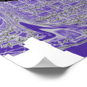 Erforschen Sie mysteriöse Seepapierdrucke Poster (Ecke)