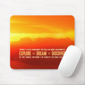 Erforschen Sie. Traum. Entdecken Sie Mousepad (Mit Mouse)