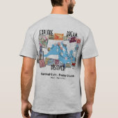 Erforschen Sie, träumen Sie, entdecken Sie - T-Shirt (Rückseite)