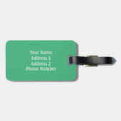 Erforschen Sie (Yellowstone N.P.) Gepäckanhänger (Rückseite horizontal)